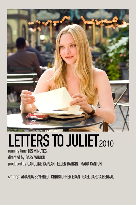 Romcom Movies, Letters To Juliet, Movies To Watch Teenagers, Filmy Vintage, Iconic Movie Posters, Movie To Watch List, Girly Movies, Film Posters Minimalist, Great Movies To Watch