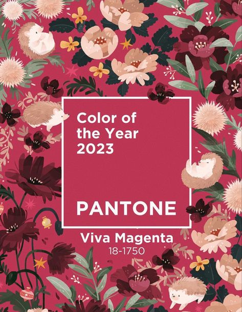 Flat Color Palette, Magenta Wedding, Viva Magenta, Home Decor Colors, Pallet Painting, Create Content, Color Harmony, Ho Ho Ho, World Of Color