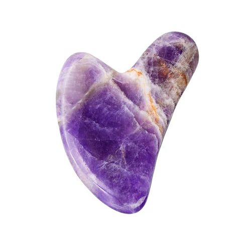 Gua Sha Facial, Technology Gifts, Purple Details, Skin Detox, Purple Quartz, Acupuncture Points, Amethyst Color, Family Health, Massage Tools