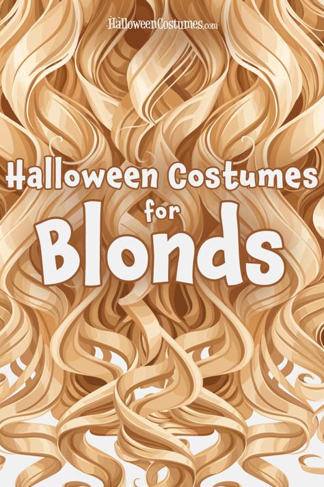 Don't like wearing wigs? These blond costume ideas are made to go with your hair! Find plenty of Halloween costume ideas for blond women, men, and children. Easy Costume For Blondes, Funny Blonde Halloween Costumes, Iconic Blondes Halloween, Costume Ideas For Blonde Hair, Blondes Halloween Costume Ideas, Best Halloween Costumes For Blondes, 2024 Costumes Women, Halloween Costume For Blonde Hair, Blonde Celebrity Costumes