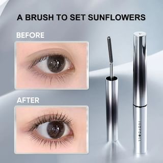 Judydoll - 3D Curling Eyelash Iron Mascara - Curly (2 Colors) | YesStyle Smudge Proof Mascara, Fiber Mascara, Hydrating Lip Gloss, Concealer Makeup, Eye Makeup Brushes, Curling Eyelashes, Makeup Brush Cleaner, Eyeliner Pen, Mascara Lashes