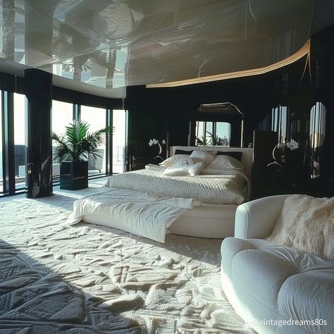 Big Penthouse Bedroom, Beautiful Master Bedrooms Romantic, Large Room Decorating Ideas Bedroom, Expensive Bedroom Aesthetic, Rich Room Bedroom, Mafia Bedroom, Small Luxury Bedroom, Dream Rooms For Couples, Room Ideas White