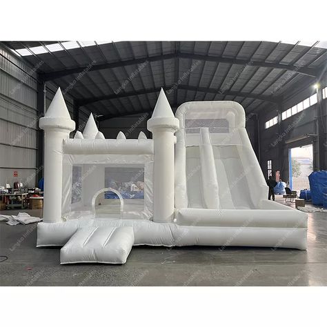 White Bounce House, House For Kids, Inflatable Castle, Kids Ball Pit, Jumping Castle, Bouncy House, Inflatable Bounce House, Inflatable Toy, Bouncy Castle