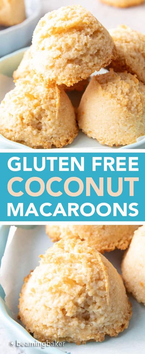 Coconut Macaroons Recipe Gluten Free, Paleo Coconut Macaroons, Gluten Free Coconut Macaroons, Macaroons Recipe, Coconut Macaroons Recipe, Macaroon Recipes, Fast Recipes, Almond Joy, Glutenfree Dairyfree