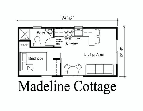 12 x 24 cabin floor plans - Google Search | Cabin coolness ... 12x24 Tiny House, Design Casa Piccola, Loft Floor Plans, Guest House Plans, Small Floor Plans, Cabin Floor, Cabin Floor Plans, Small House Floor Plans, Tiny House Floor Plans