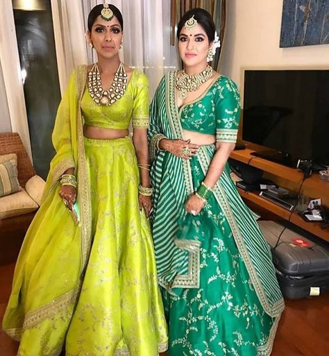 Groom Sister Dress Indian Outfit, Outfit For Engagement, Groom Sister, Half Saree Lehenga, Lehnga Dress, Indian Lehenga, Party Wear Lehenga, Dress Indian, Indian Bridal Outfits