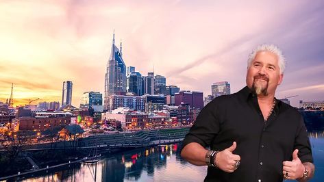 Nashville Restaurants, Guy Fieri, Family Restaurants, Diner, The Road, Nashville, New York Skyline, Tennessee, Diving