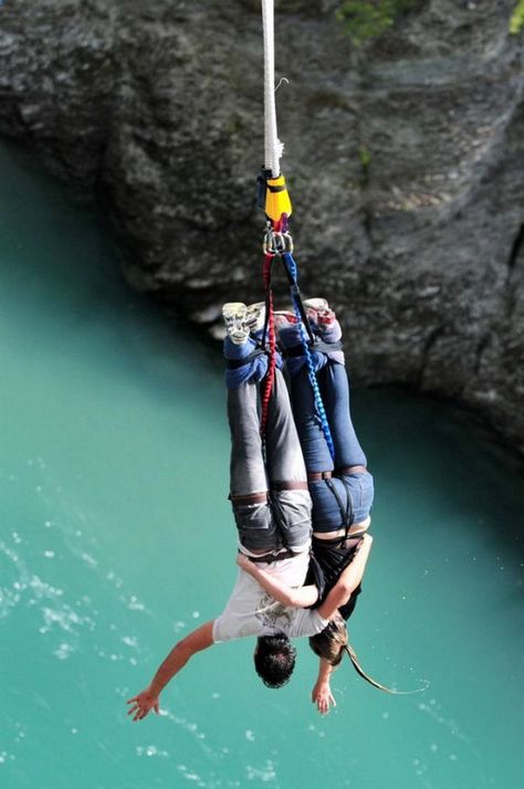 Adrenaline Junkies Like Living On the Edge (30 Photos) - Suburban Men Jump Quotes, Lost Friendship, Thrill Seeking, Extreme Adventure, Jaden Hossler, Romantic Anniversary, Climbing Gear, Bungee Jumping, Couples Anniversary