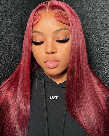 Wig Colors, Dyed Hair Inspiration, Lace Front Wigs Human Hair, Frontal Hairstyles, Wigs Human Hair, Hair Laid, Burgundy Lace, Front Lace Wigs Human Hair, Baddie Hairstyles