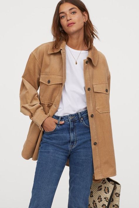 Apr 6, 2020 - This Cotton Shacket ($50) is so versatile. Pink Linen Trousers, Shirt Jacket Outfit, Linen Trousers Men, Wide Leg Pants Jeans, Jeans Outfit Women, Dark Beige, Mode Inspo, Mode Inspiration, Cut Shirts