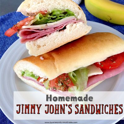 Homemade Jimmy John's Homemade Subs!!  Find out a trick to eating JJ's at home for a fraction of the cost. Homemade Subs, Sandwhich Recipes, Summer Sandwiches, Jimmy Johns, Homemade Sandwich, Cold Sandwiches, Sub Sandwiches, Copykat Recipes, Copycat Restaurant Recipes