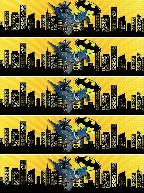 Batman Printables, Batman Free, Water Bottle Labels Free, Angel Wings Drawing, Batman Car, Batman 2, Free Printable Banner, Batman Stuff, Candy Bar Labels