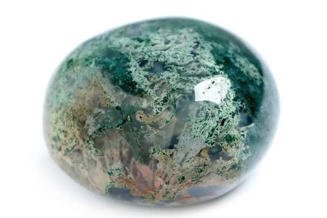 Moss Agate Meaning: Healing Properties & Everyday Uses Moss Agate Healing Properties, Virgo Birthstone, Sterling Silver Stone Rings, Best Healing Crystals, Agate Meaning, Healthy Inspiration, Forest Color, Magical Stones, Handmade Sterling Silver Rings