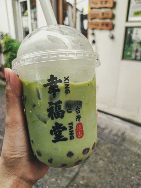 Boba Green Tea Aesthetic, Matcha Boba Aesthetic, Boba Green Tea, Matcha Boba Tea, Green Tea Boba, Xing Fu Tang, Boba Matcha, Matcha Milk Tea, Matcha Water