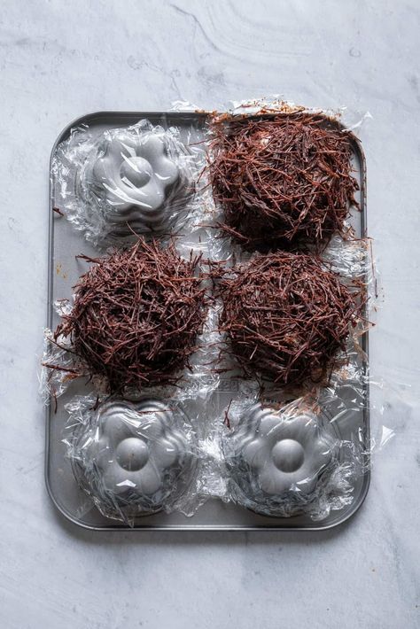 Chocolate Nests {With Easter Eggs} - FeelGoodFoodie Chocolate Nests, Easter Egg Nest, Egg Nest, Easter Eggs Chocolate, Chocolate Eggs, Easter Chocolate, Let Them Eat Cake, Eat Cake, Meat Jerky