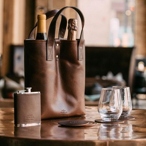 Leather Wine Bag, Leather Wine Tote, Leather Wine Carrier, Wine Purse, Expensive Wine, Wine Carrier, Wine Bottle Bag, Wine Packaging, Wine Tote