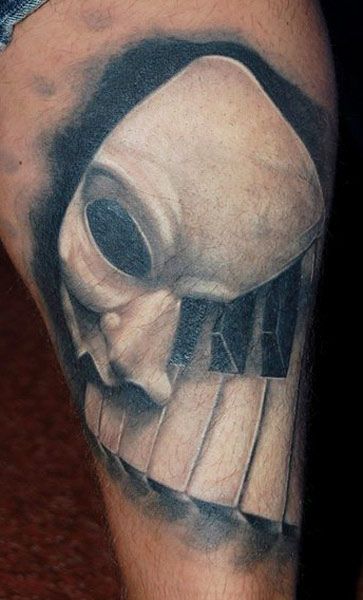 Realism Mask Tattoo (Phantom of the Opera) by Sergey Gas Opera Mask Tattoo, Phantom Of The Opera Tattoo, Opera Tattoo, Tattoo Lounge, Story Tattoo, Salvation Tattoo, Miami Tattoo, Opera Mask, Epic Tattoo