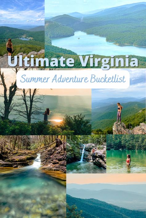 Ultimate Virginia Summer Adventure Bucket List Virginia Bucket List Things To Do, Virginia Bucket List, Southern Road Trips, Halloween Bucket List, Shenandoah River, Trip Destinations, Hiking Adventures, Virginia Travel, Kayak Adventures