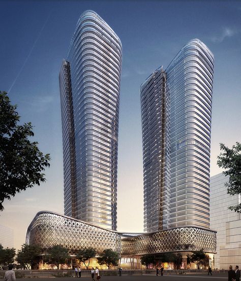 Gallery of Ziraat Bank Headquarters / KPF - 2 Commercial And Office Architecture, Future Buildings, Bank Design, Tall Buildings, Skyscraper Architecture, Tower Building, Tower Design, Architecture Building Design, Amazing Buildings