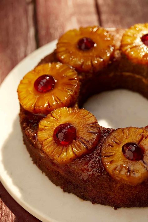 Rum Baba, Bacardi Rum Cake, Liquor Cake, Rum Butter, Rum Cake Recipe, Butter Glaze, Bacardi Rum, Glace Cherries, Rum Cake