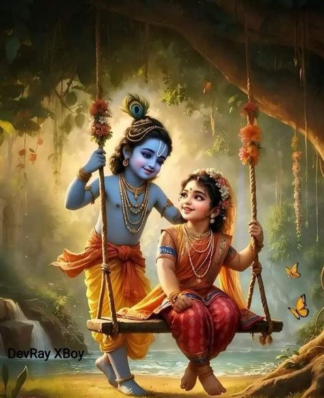 Radhakrishna Wallpaper Full Hd, Unique Pic, Unique Radha Krishna Images, Krishna Beautiful, Vrindavan Krishna, Krishna And Radha, Art Krishna, Mythology Paintings, Shri Hari