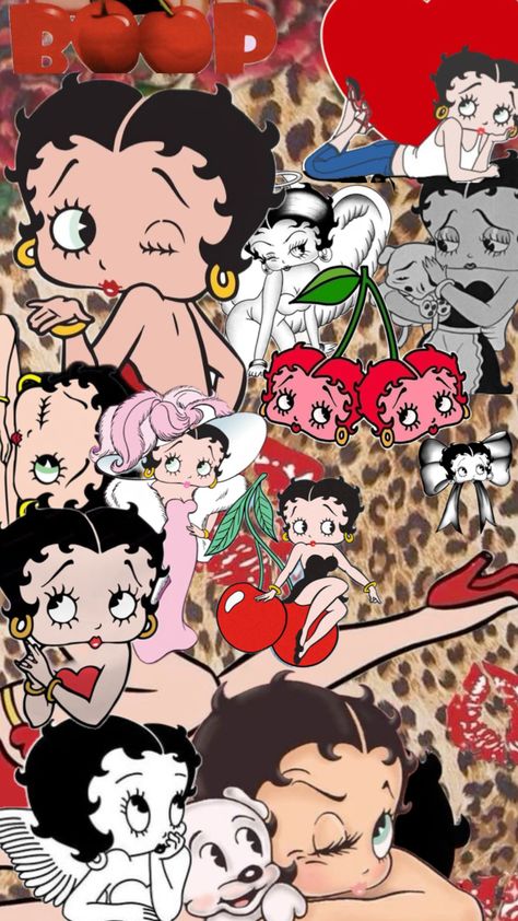 betty boop💋 Betty Boop And Jessica Rabbit, Betty Boop Pfp, Betty Boop Y2k, Betty Boop Aesthetic, Y2k Graphics, Betty Boop Tattoos, Aesthetic Editing, Vintage Cartoons, Tutorials Drawing