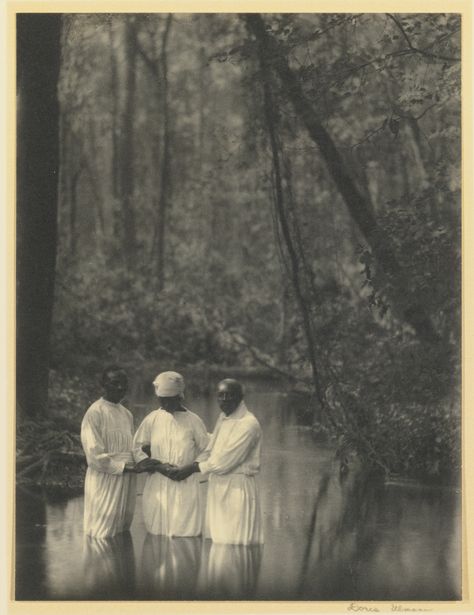 Southern Gothic Aesthetic, Vintage Baptism, Southern Aesthetic, Wade In The Water, Church Aesthetic, 11 December, Black Church, American Gothic, Southern Gothic