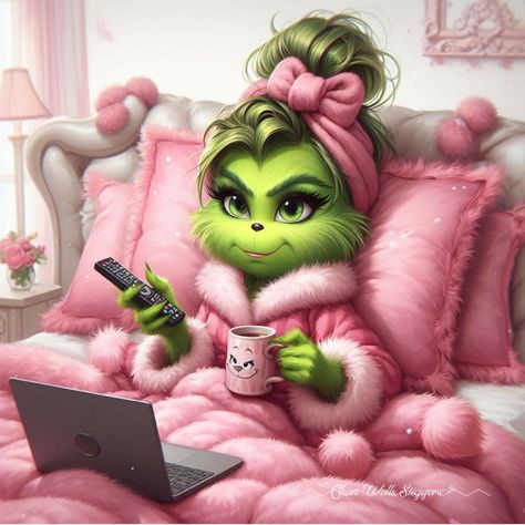 Immagini Grinch, The Grinch Pictures, Grinch Images, Grinch Stuff, Cute I Love You, Baby Grinch, Cute Christmas Wallpaper, Cartoon Character Pictures, Step By Step Painting