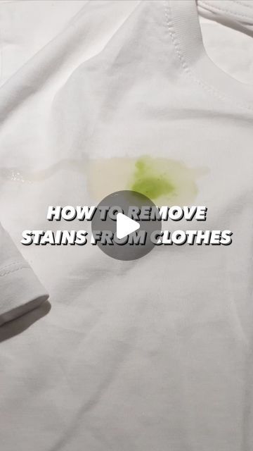 Armen Adamjan on Instagram: "Stained shirt?! No problem! 😅 Make your own stain removing mixture at home, no need to buy those sprays from the store that contain toxic chemicals! 🙌 . . . . #lifehacks #stains #homemade #tipsandtricks #parents #diy #howto #kitchenhacks #wow #tips #lifestyle #learn" How To Remove Stains, How To Remove Stains From Clothes, Mildew Remover For Fabric, Remove Bleach Stains, Homemade Stain Removers, Cleaning Naturally, Ink Stain Removal, Remove Yellow Stains, Natural Stain Remover