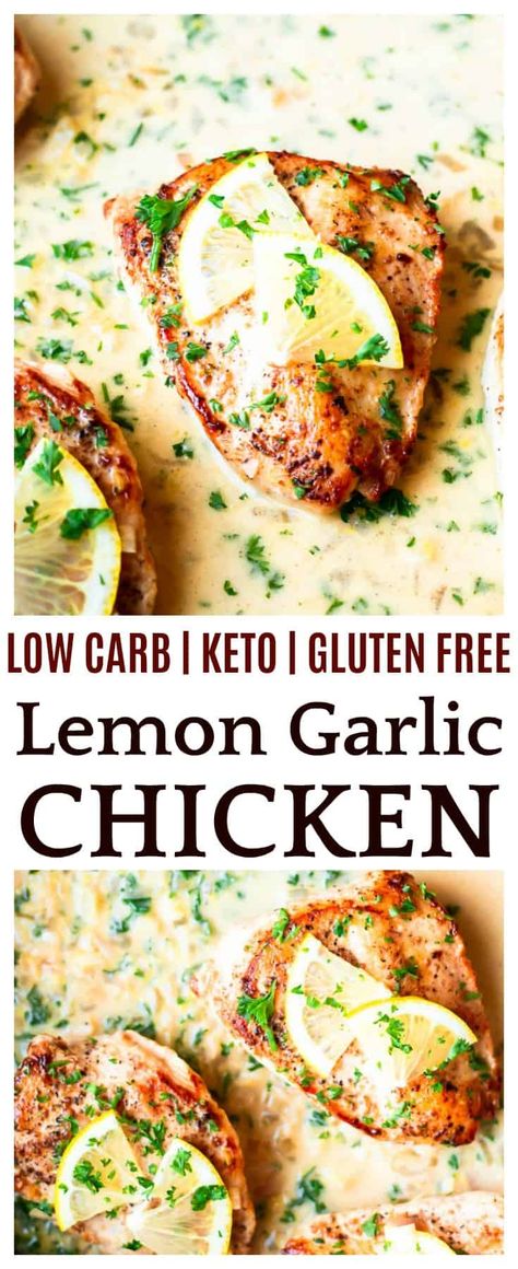 Lemon Garlic Chicken Breast, Lemon Chicken Breast Recipes, Garlic Chicken Breast Recipes, Chicken Breasts Recipe, Keto Gluten Free, Pan Recipe, Lemon Chicken Recipe, Lemon Garlic Chicken, Egg Diet