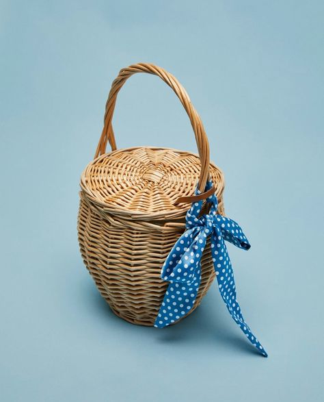 Zara Hampers Ideas, Small Picnic, Jane Birkin Basket, Bicycle Chic, Basket Purse, Basket Bags, Straw Basket, Wicker Bags, Unique Purses