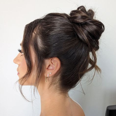 We’re Obsessed With These 23 Party Hairstyles High Neck Dress Hairstyles Short Hair, Semi Formal Hairstyles For Short Hair, Engagement Party Hair, Hair For Ball, High Neck Dress Hair, Party Hairstyles Medium, Brighton Wedding, Semi Formal Hairstyles, Formal Hairstyles For Short Hair