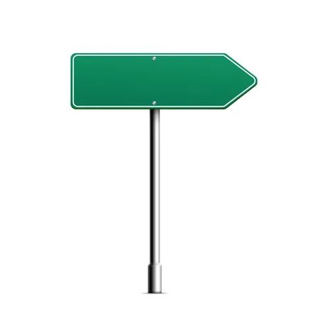 Direction sign Royalty Free Vector Image - VectorStock Road Png, Road Directions, Road Traffic Signs, Traffic Signs, Directional Signs, Road Signs, Free Vector Images, Flyer Design, Vector Images