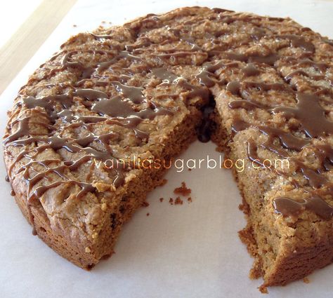 vanilla sugar blog: nutty gingerbread snack cake with molasses glaze (one bowl, no mixer) Molasses Glaze, Glaze For Cake, Cinnamon Chips, Bowl Cake, Gingerbread Cake, Just Cakes, Quick Breads, Breakfast Cake, Snack Cake