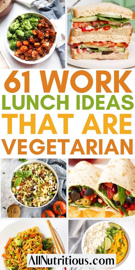 Easy Healthy Lunches For Work, Vegetarian Lunch Ideas For Work, Work Lunch Ideas, Vegetarian Lunches, Lunches For Work, Healthy Vegetarian Lunch, Healthy Lunches For Work, Vegetarian Recipes Lunch, Snacks List