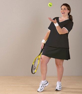 QuickWik...the BEST for hot weather tennis! Plus Size Tennis Skirt, Curvy Style Outfits, Stylish Workout Clothes, Summer Workout Outfits, Tennis Clothing, Tennis Outfit, Plus Size Yoga, Casual Summer Outfits For Women, Women Shirt Top