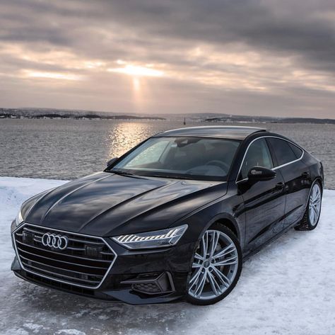 The new 2019 Audi A7 - Auditography (@auditography) on Instagram: “Continuing with the shots from the new A7 shoot. I remember sitting in this particular place from…” Audi A7 Black, Audi A5 Black, Audi Sedan, Rs6 Audi, Audi A7 Sportback, Luxury Cars Audi, Black Cars, Black Audi, Luxury Car Brands