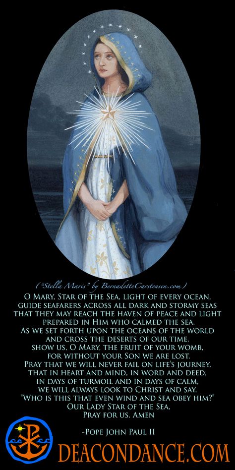 Godly Mother, Star Of The Sea, Stella Maris, Dark N Stormy, Lady A, Stormy Sea, Woman Of God, Oceans Of The World, Prayer Cards