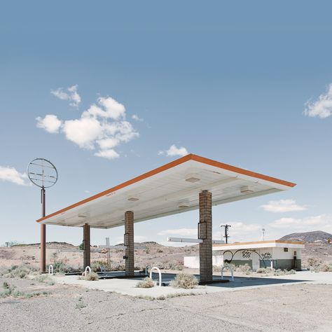 Desert Gas Station, Abandoned Desert, Ghost Dinosaur, Dolphin Man, Abandoned Gas Station, Devils Claw, Desert Town, Phillips 66, Desert Aesthetic