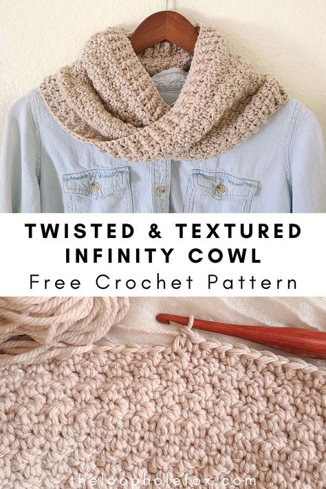 Crochet Star Stitch Cowl, Easy Cowl Crochet Pattern Free, Crochet Cowls Patterns, Easy Crochet Cowl, Crochet Star Stitch, Crochet Cowl Free Pattern, Crochet Cowls, Infinity Cowl, Crochet Skull