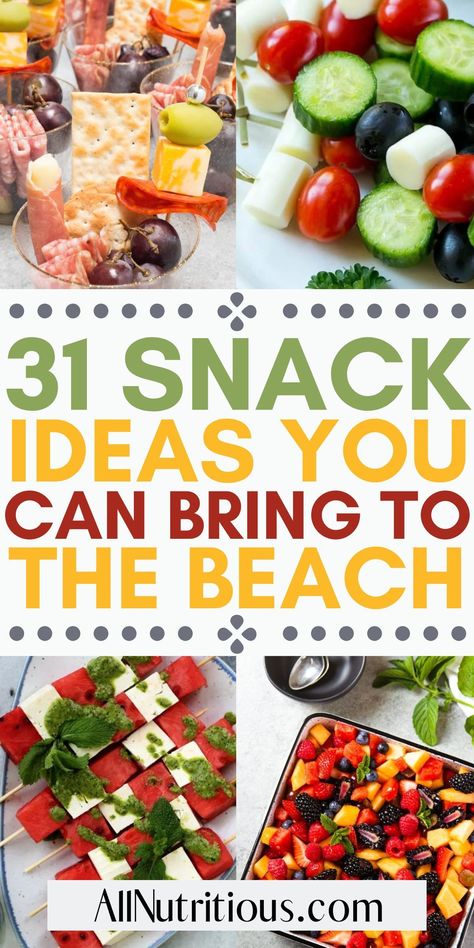 Looking for healthy snacks that you can bring to the beach? Here we have compiled the some easy recipes for best snack ideas that are perfect to pack in your cooler for a day out. Quick Snack Foods For Party, Snacks For Cooler, Beach Treats Snacks, Best Beach Meals, Food Ideas For Beach Day, Snacks For Beach Vacation, Beach Snack Recipes, Easy Lake Day Snacks, Food To Bring To The Lake