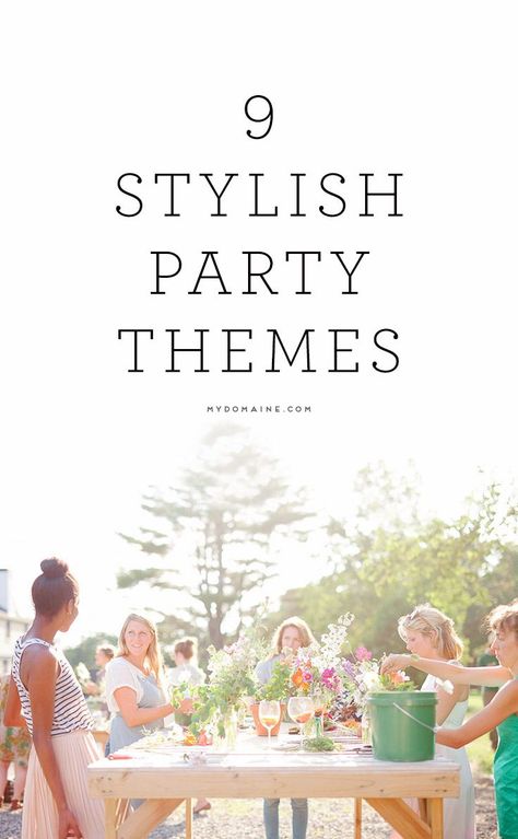 Themed Summer Parties, Part Theme Ideas, Theme Parties Ideas, March Party Themes, Summer Soiree Party Ideas, Theme Ideas For Parties, Good Party Themes, Summer Party Theme Ideas, Outdoor Party Themes