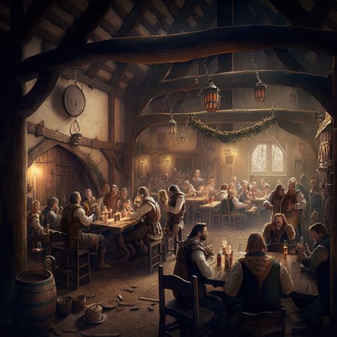 Taverna Medieval, Jon Snow Art, Fantasy Inn, Medieval Tavern, Vila Medieval, Enchanted Kingdom, Fantasy Village, Medieval Festival, Medieval Aesthetic