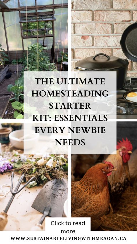 Are you ready to embark on your homesteading journey? Check out this ultimate starter list for new homesteaders. Make sure you have all the essential tools to begin your homestead whether gardening, baking, raising animals or preserving food the right tools get the job done safely. Read the post click the link to learn more #homesteading #homesteadingforbeginners #homesteadlife #howtohomestead #gardeningforbeginners #canningforbeginners #offthegrid Homestead Needs, Homesteading Must Haves, Homestead Must Haves, How To Start Homesteading, Starting A Homestead, Small Homestead Ideas, Diy Homestead Projects, Homesteading Equipment, Home Steading