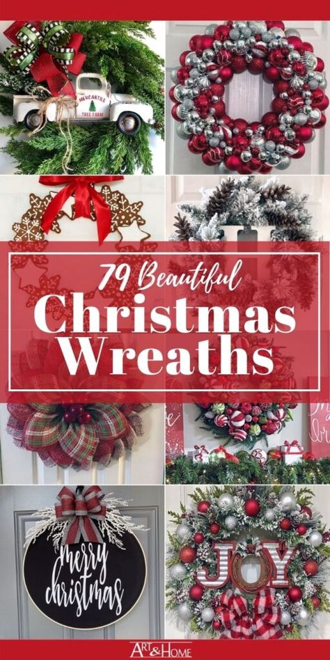 Homemade Christmas Wreaths, Birthday Wreath, Christmas Wreath Ideas, Holiday Wreaths Diy, Christmas Mesh Wreaths, Christmas Wreaths To Make, Christmas Decorations Diy, Xmas Wreaths, Christmas Craft Ideas