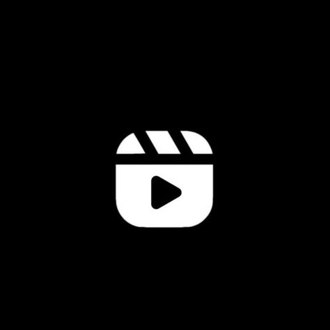 Reels Highlight Cover Instagram Black, Reels Logo For Instagram Highlights, Reels Icon Instagram Highlight, Insta Reels Logo, Reels Logo, Reel Logo, Instagram Reel Cover, Reels Cover, Instagram Ios