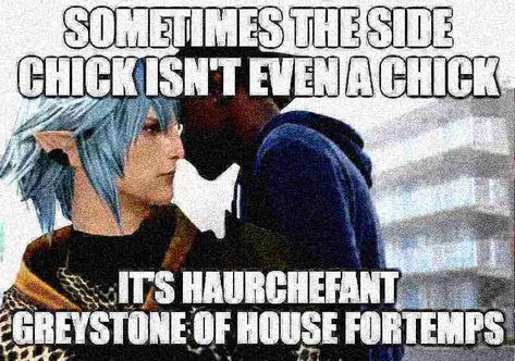 Ffxiv Funny, Ffxiv Thancred, Ffxiv Art, Ffxiv Character, Realm Reborn, Kingdom Heart, Final Fantasy Art, Me Too Meme, Final Fantasy Xiv