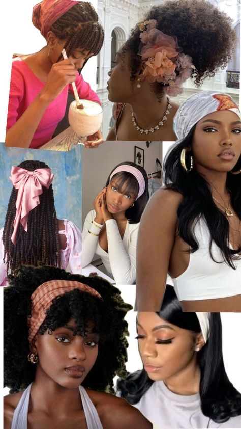 #Headwear #headwrap #turban #bow Hair Scarf Styles, Scarf Hairstyles, Scarf Styles, Head Wraps, Wrap Style, Hair Styles, Hair