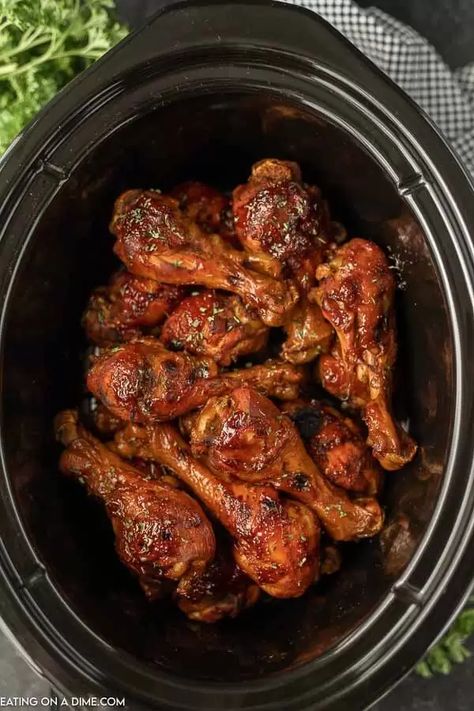 Dinner is a breeze with BBQ Chicken Legs Crock Pot Recipe. Try Crock Pot Chicken Drumsticks for parties, game day and more for a delicious meal idea. Chicken Drumstick Recipes Crockpot, Crockpot Chicken Leg Recipes, Crock Pot Drumsticks, Bbq Chicken Legs, Chicken Drumstick, Chicken Crockpot Recipes Easy, Chicken Leg Recipes, Best Crockpot Recipes, Chicken Drumstick Recipes