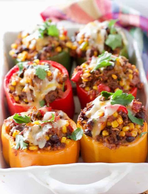 Southwest Stuffed Peppers, Fast Family Dinners, Healhty Meals, Meal Prep Plan, Easy Keto Meals, Chicken Meatloaf, Beef Dinners, Tuscan Chicken, Christmas Food Dinner